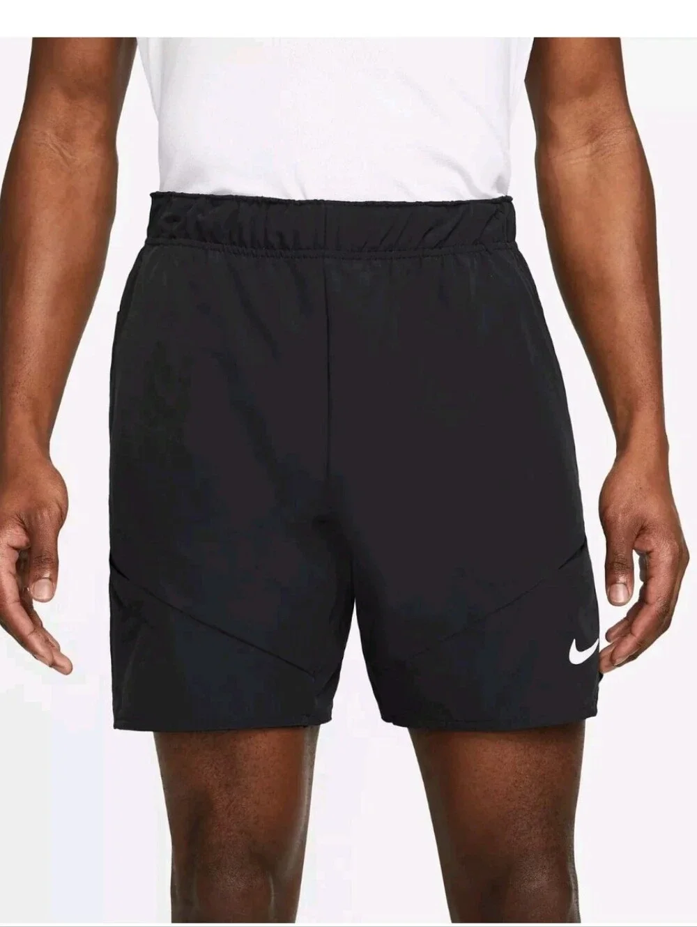 Nike Court Advantage 7” Black Tennis Shorts Mens Size Medium